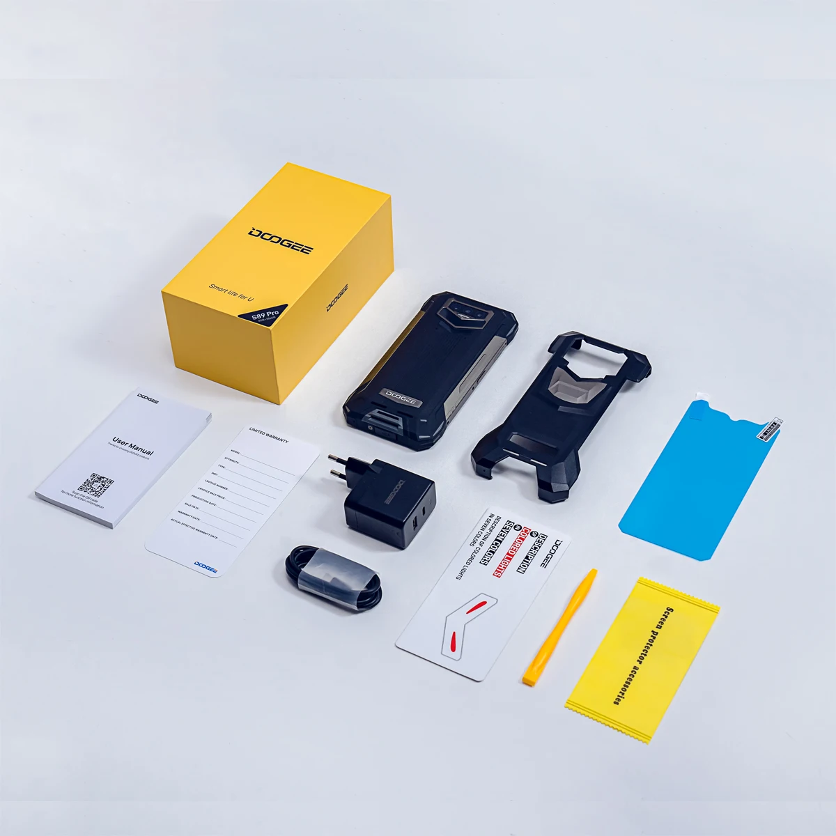 DOOGEE S89 Pro Helio P90 64MP Camera 12000mAh Battery 65W Fast Charging Rugged Phone 8+256GB Android 12 Night Vision Smartphone