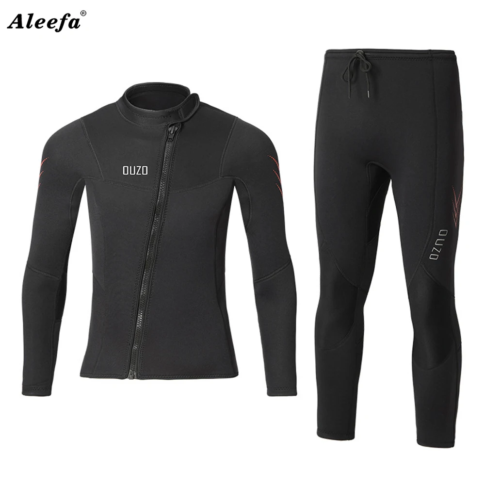 Diving Suit 3MM Men Wetsuit Neoprene Underwater Kitesurf Surf Surfing Spearfishing Jacket Pants Clothes Wet Suit