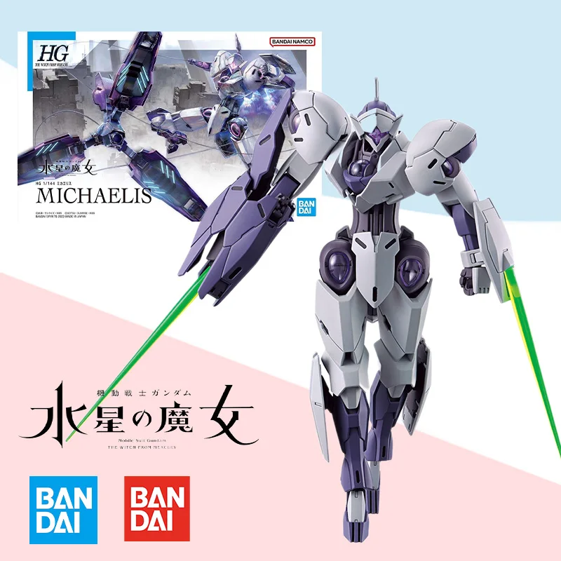 

Bandai Original BOX HG 1/144 the Witch from Mercury GUNDAM MICHAELIS Action Anime Figure model kit Assembly toy gift for kids