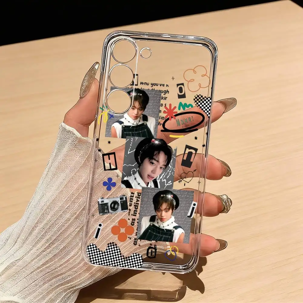 Фото Чехол для телефона P-Park J-Jihoon W-Weak H-Hero для Samsung S25, S24, S21, S22, S23, S30, Ultra, S20, Plus, Fe, Lite, прозрачный №4