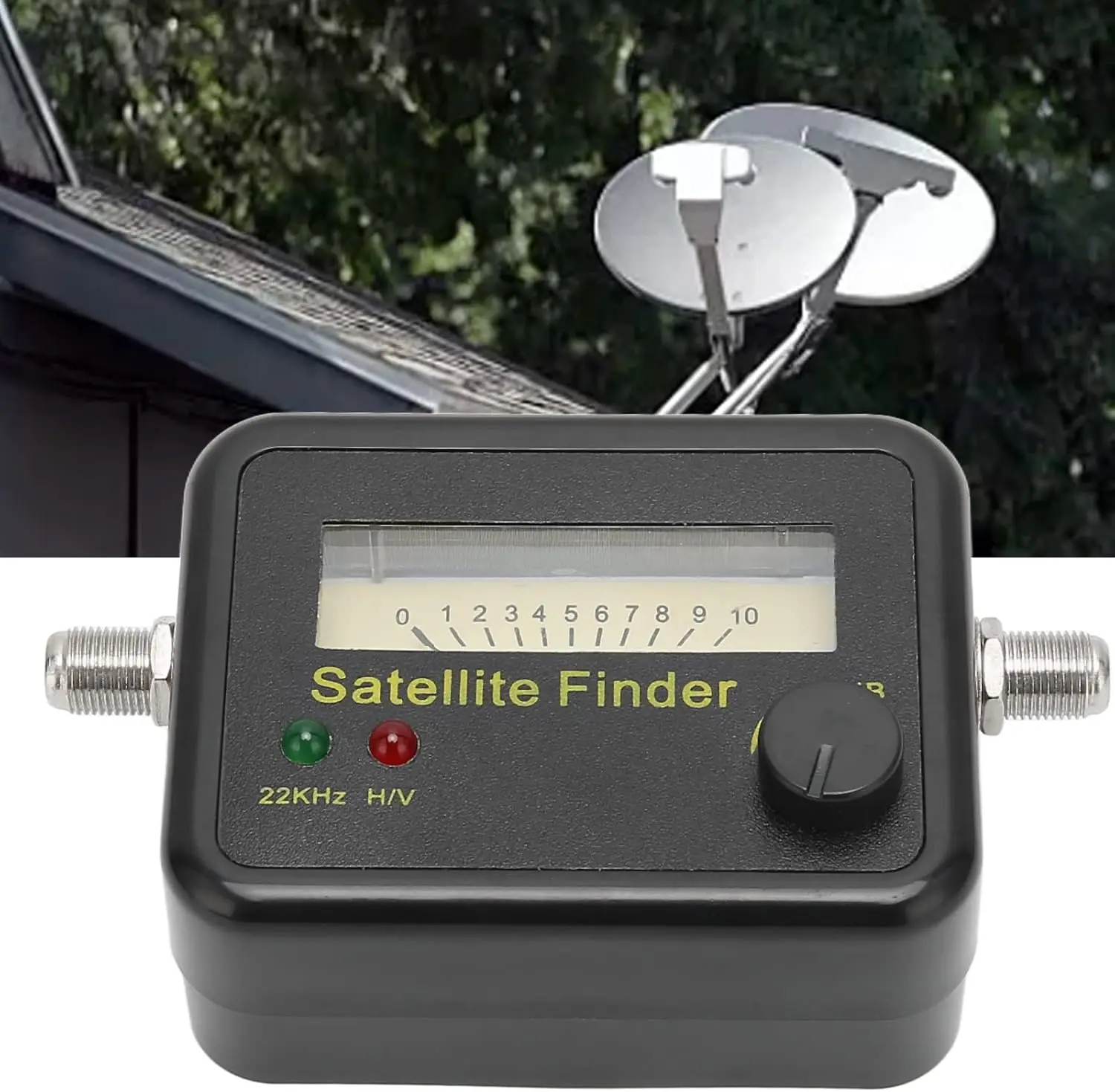 Фото Оригинальный сателлитный искатель сигнала Satfinder, измеритель уровня сигнала, приемник для спутникового телевидения, LNB, цифровой усилитель сигнала, сателлитный искатель. №1