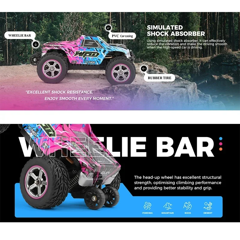 Новости WLtoys 204006 Радиоуправляемая машина 1/20 50 км/ч матовая со светодиодной