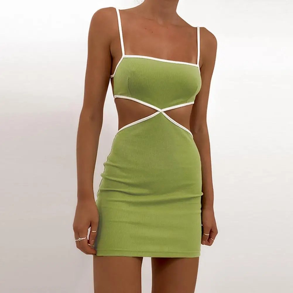 

High-quality Female Dress Sexy Cut Out Bodycon Dress Women Short Bodycon Dress