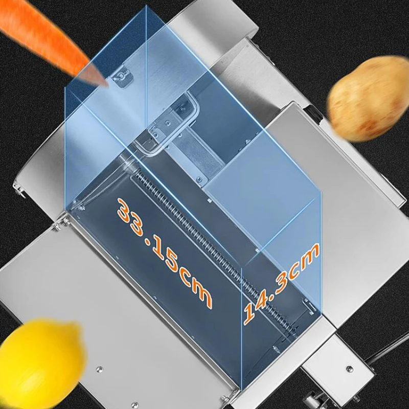 Электрическая автоматическая машина для резки томатов с лезвием 12 дюймов из