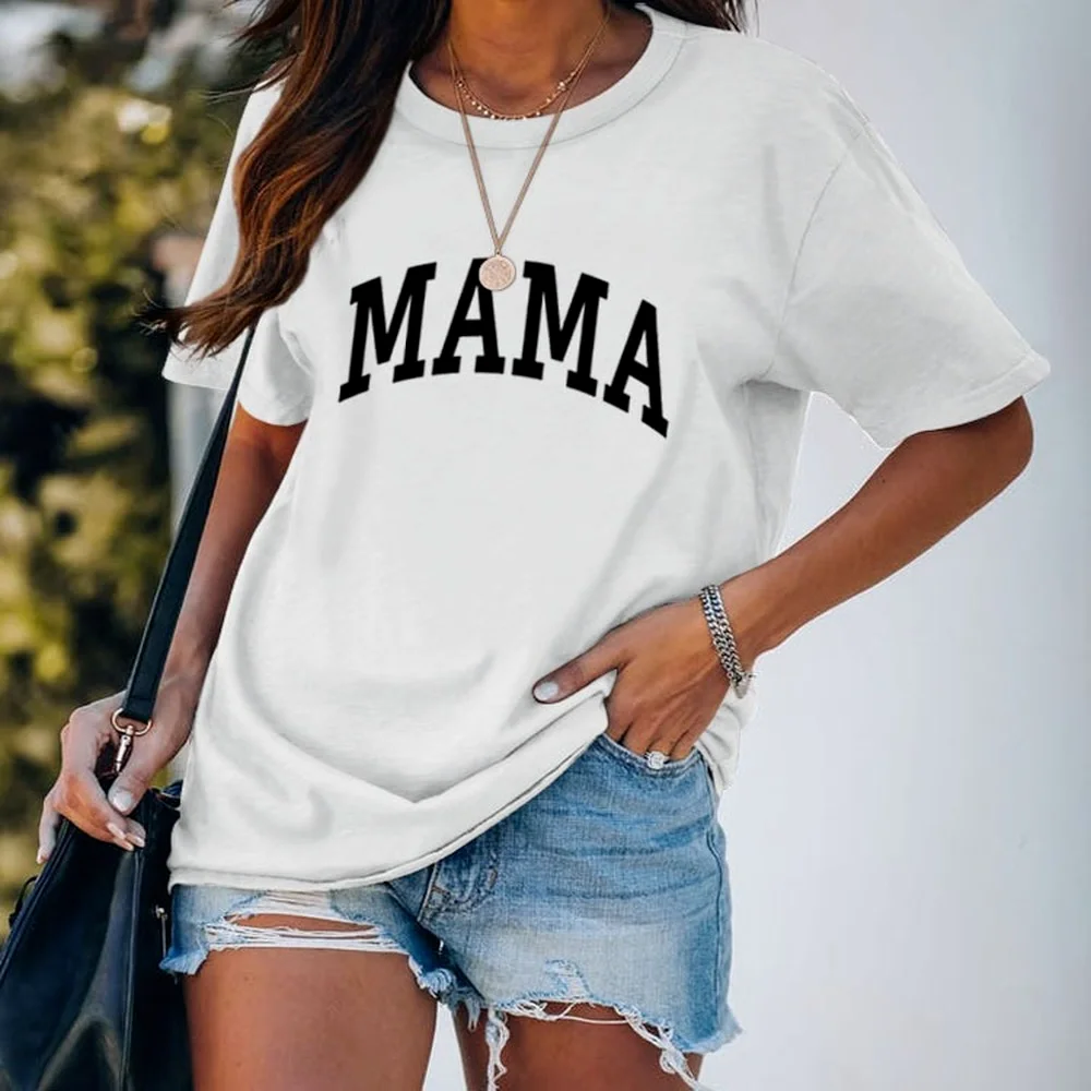 

Nighpha MAMA Y2k Clothes Women Graphic T Shirts Tops Summer Fashion Kawaii Gothic Clothes Tee Shirt for Women T-Shirt