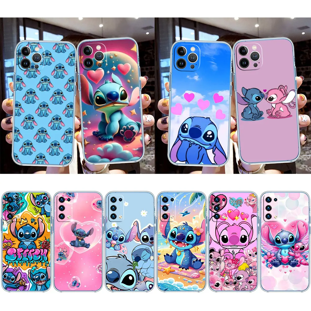 Чехол Disney Lilo Stitch для Moto Edge 50 Ultra Fusion G Play Stylus E22S G14 G85 G84 G62 E32 E22I G7 G6 E7 E6 Plus Power