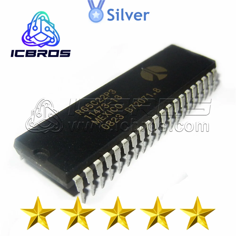 R65C22P3 DIP40 SAB8256A-2-P SC87C51CGN40 SCN2681AC1N40 R6545AP R65C22P