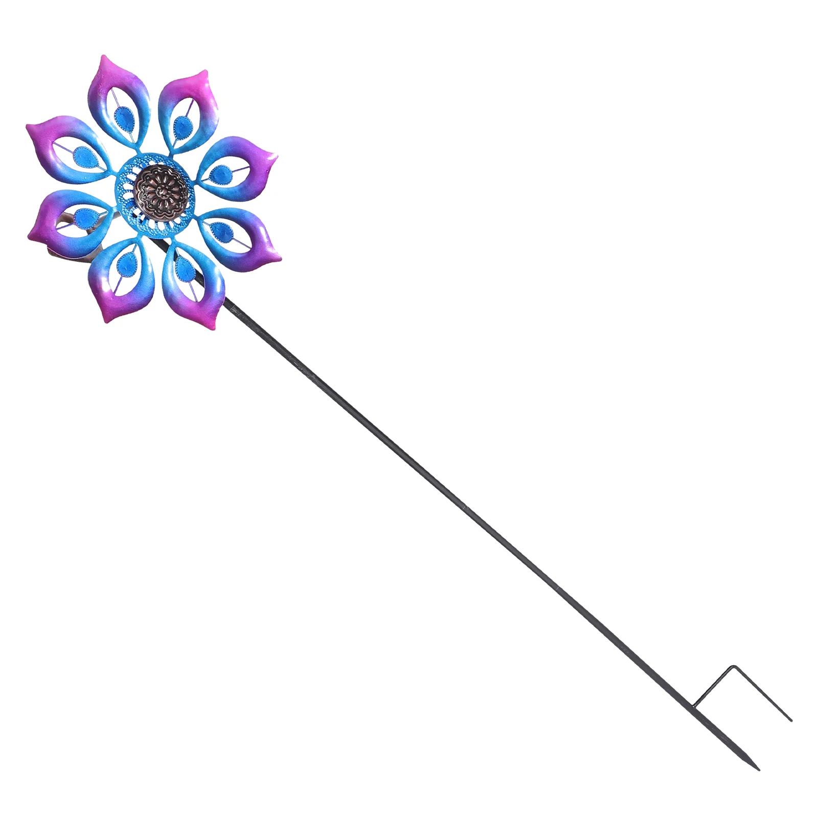 

Decorative Pinwheel Craft Large Windmill Ornament Metal Pinwheel Decoration Rotating Lawn Pinwheel