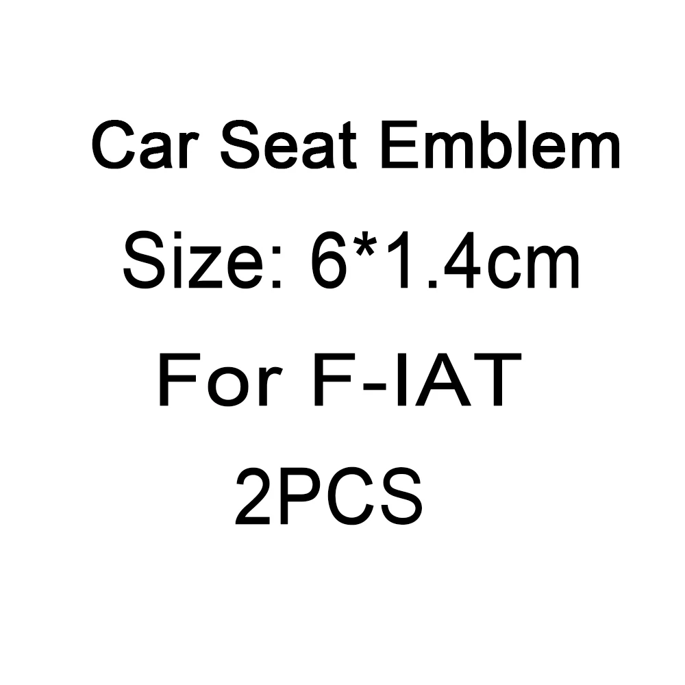 2 шт. металлические 3d-эмблемы для сиденья автомобиля |