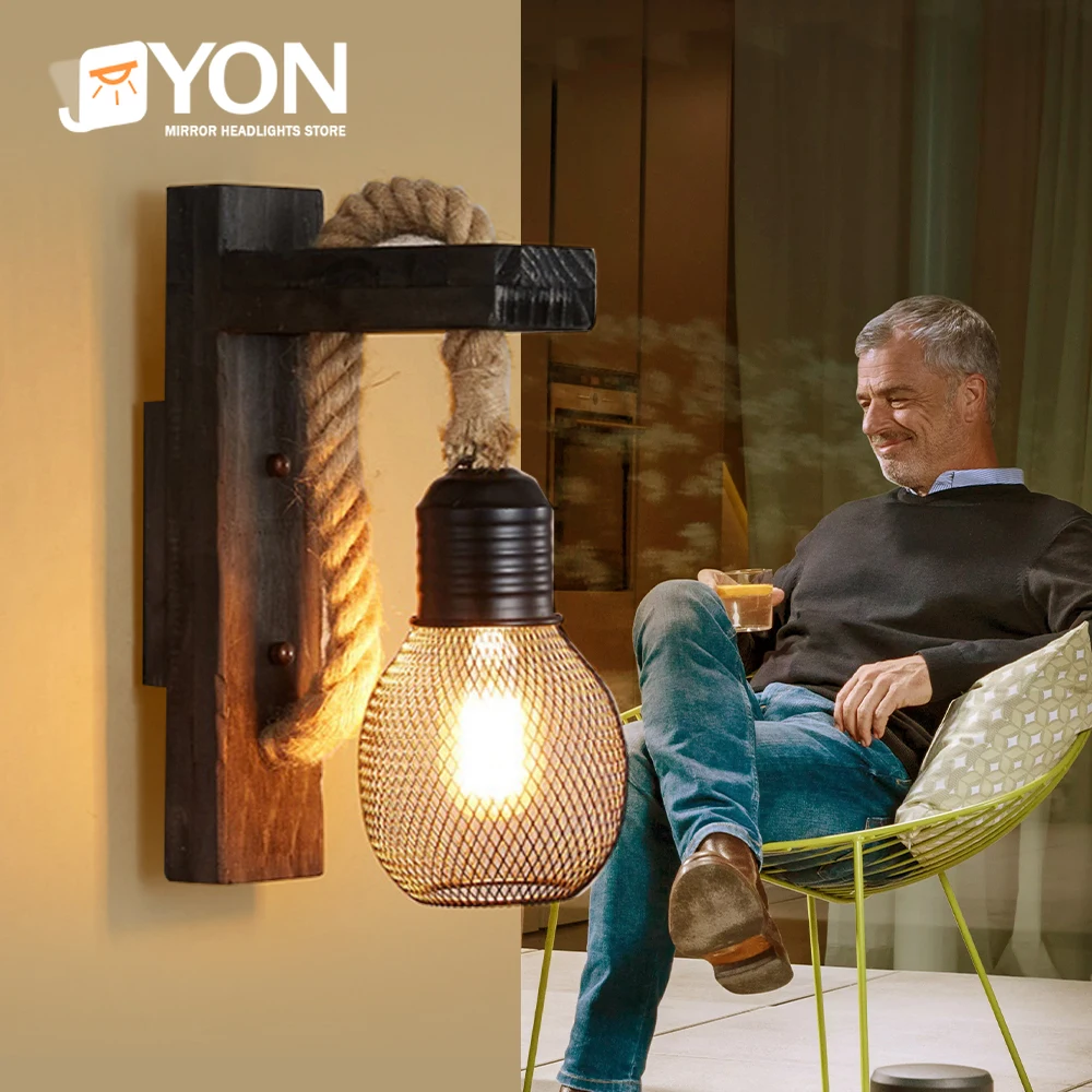 Лампа настенная для бара кафе в стиле индастриал