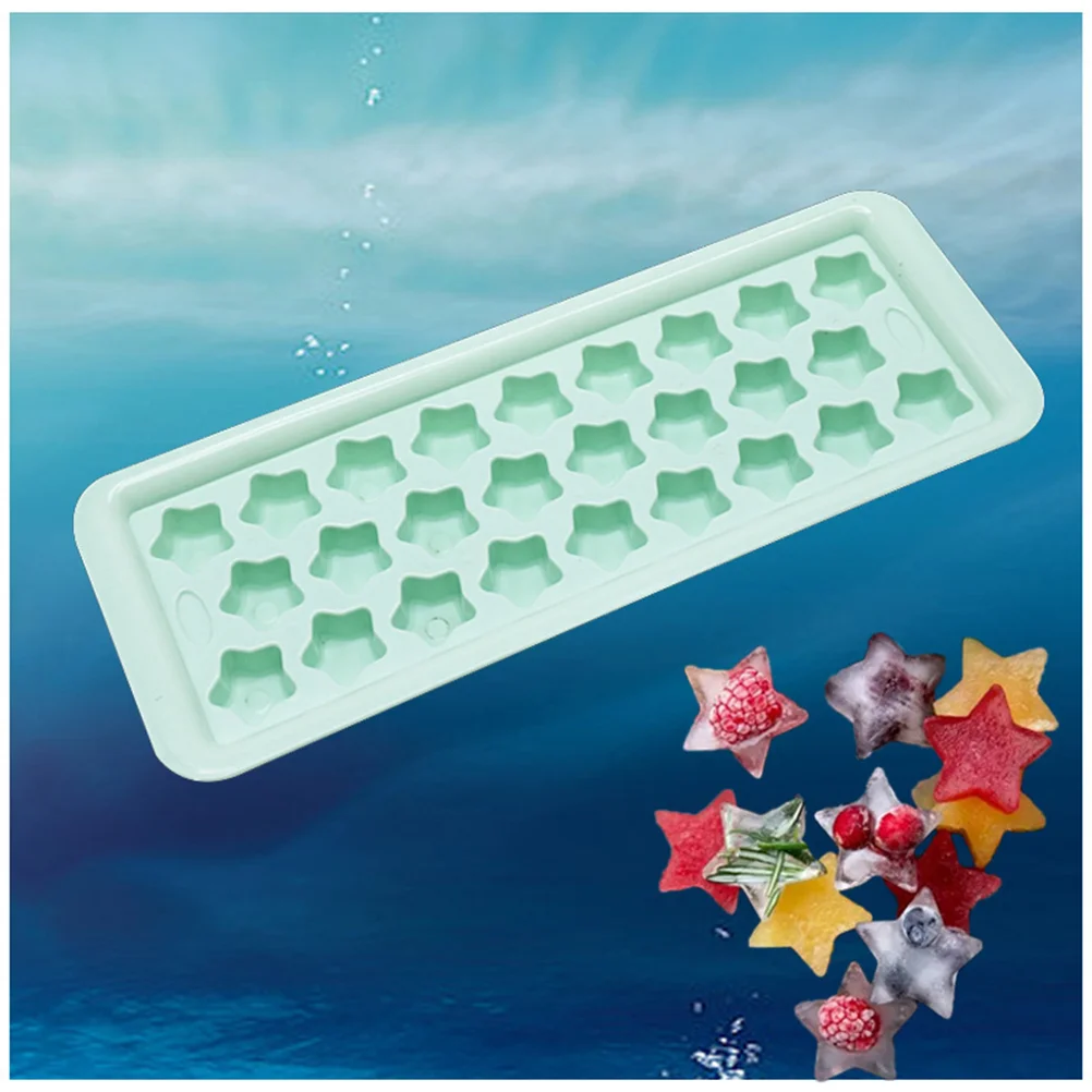 

Ice Cube Tray Trays Mold Candy Small Easy Container Cream Reusable Jelly Release Bar Freezer Star Bin Maker Shaped Heart Holder