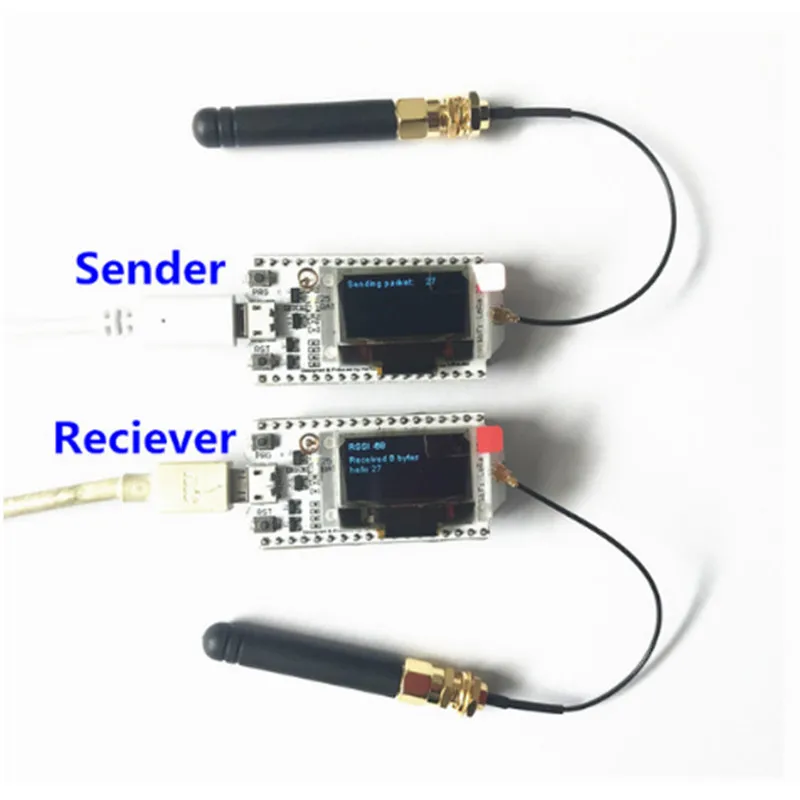 Макетная плата для Arduino 868 МГц-915 МГц SX1276 ESP32 LoRa 0,96 дюйма синий OLED дисплей WIFI комплект Lora 32 V2