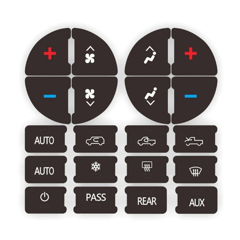 Наклейки на приборную панель автомобиля украшение кнопку климат-контроля