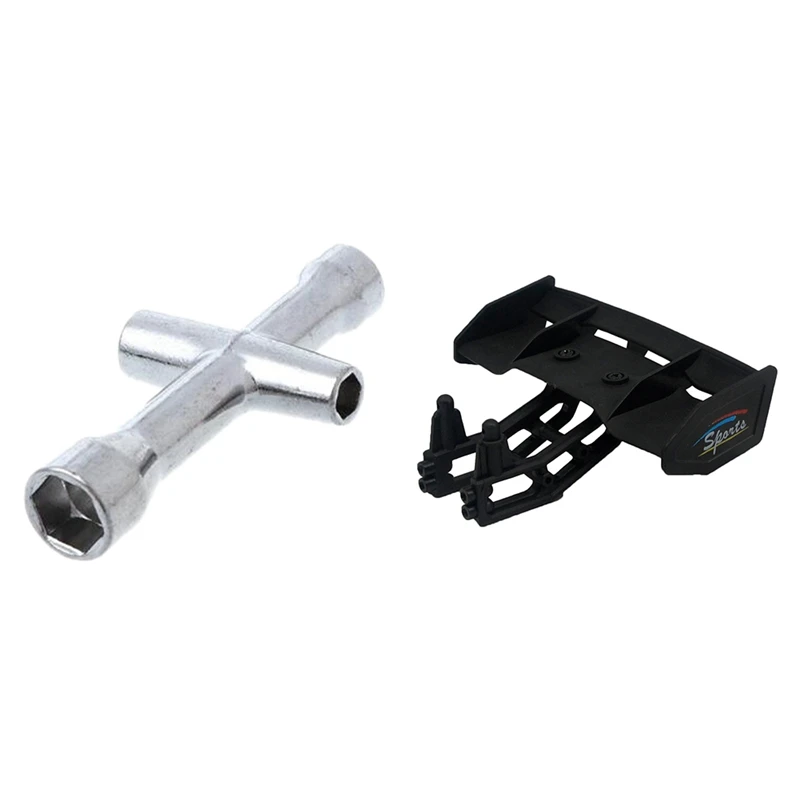 

2 Set Toys Accessories: 1 Set 4/5/5.5/7Mm Cross Wrench Sleeve & 1 Pcs For XLH 9130 9136 9137 Tail SJ03 Spare Parts