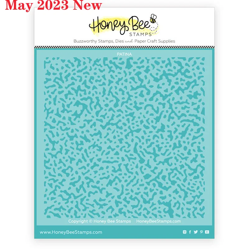 

Patina Background 2023 New Stencil DIY Scrapbooking Photo Album Decorative Embossing PaperCard Crafts