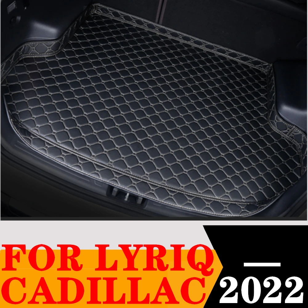 

Sinjayer коврик для багажника автомобиля, водонепроницаемые автозапчасти, задние багажники, Высокие боковые задние коврики для груза, подкладка для Cadillac LYRIQ 2022