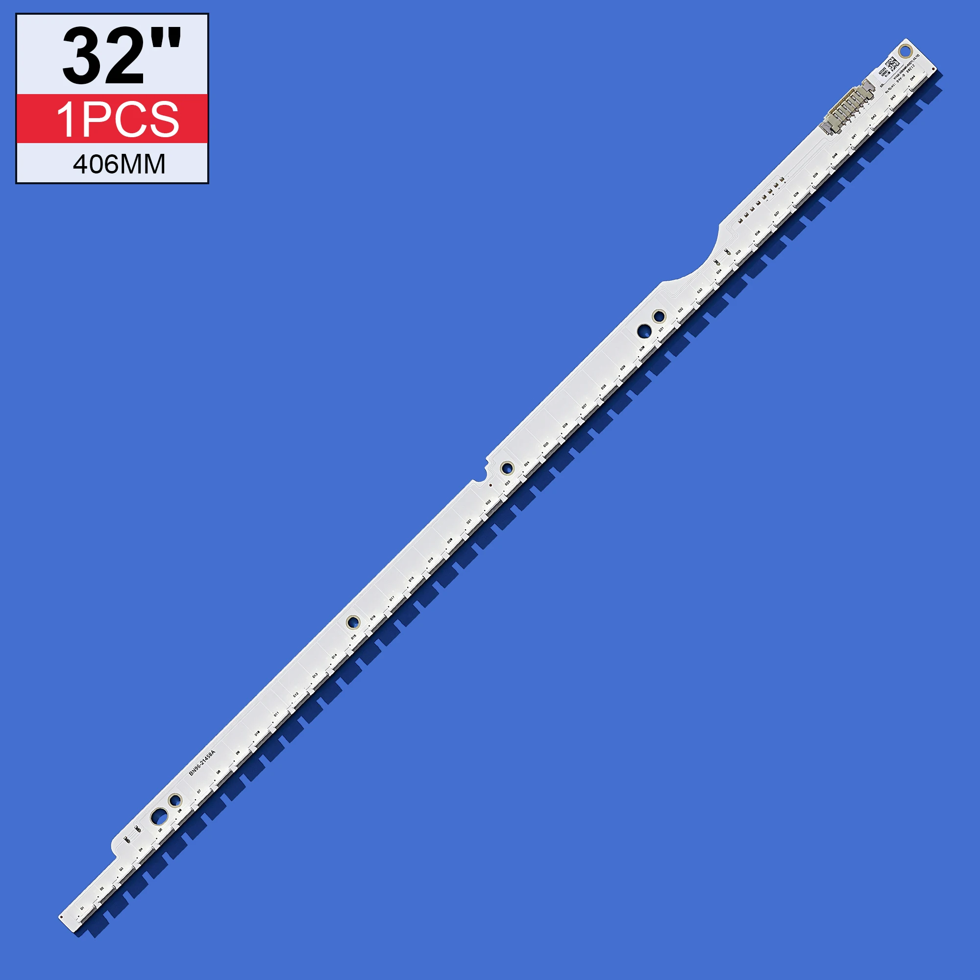 

New 406mm 44LEDs LED Strip For 2012SVS32 7032NNB 44 2D REV1.0 32" TV V1GE-320SM0-R1 UE3a2ES6307 UA32ES5500 UE32ES5530W UE32E