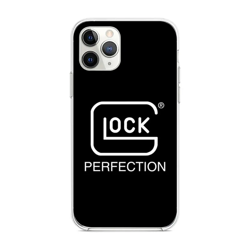 Glock Handgun Logojpg Phone Case For IPhone 13 12 11 XS X 8 7 6 Plus Mini Pro Max SE Soft Transparent Cover |
