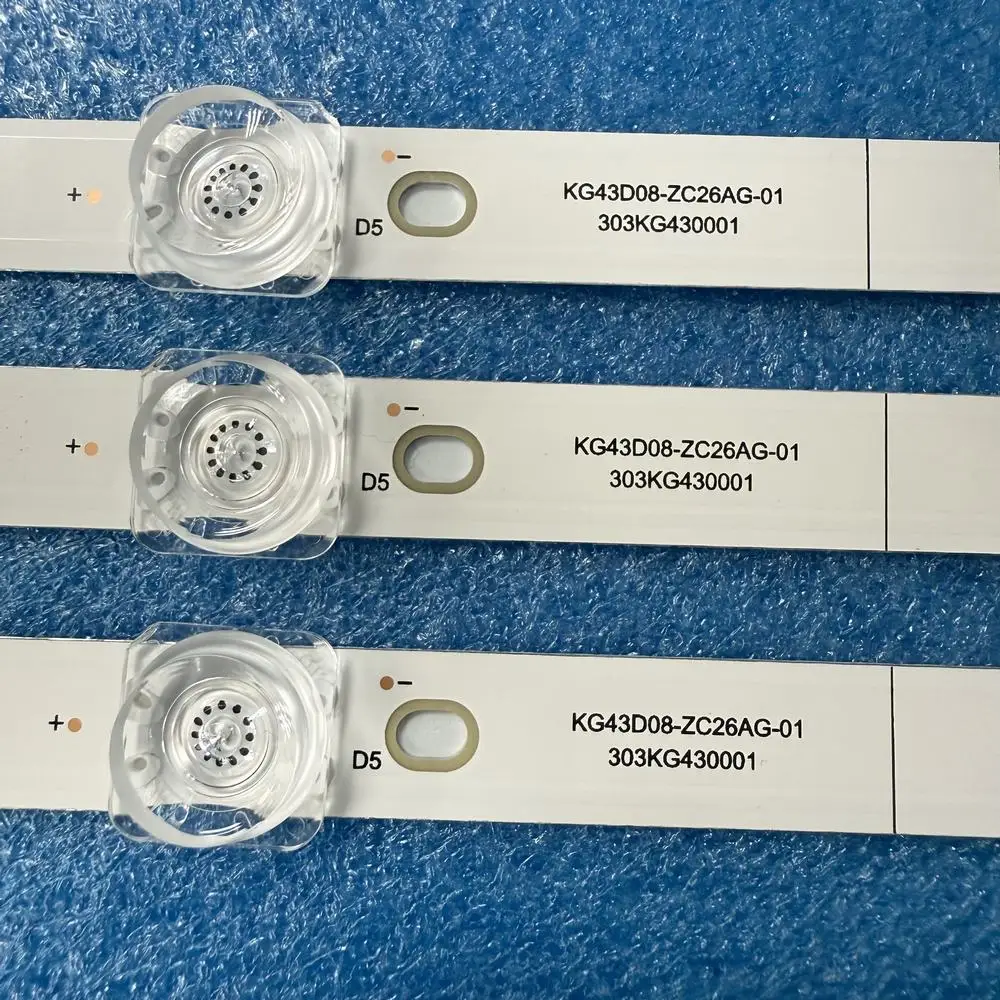 Фото 3 шт./компл. светодиодная лента 8LED для RCA 303 кг 430001   K430WDF A1 4708-K43WDD-A1117N11 RTR4360-E-US A1RHOR435 №5