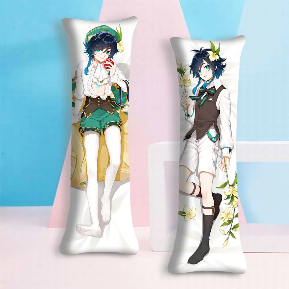 

Barbatos Wendy Genshin Impact Hugging Body Pillowcase Dakimakura Cover Cartoon Game Cushion Case Custom Game Periphery