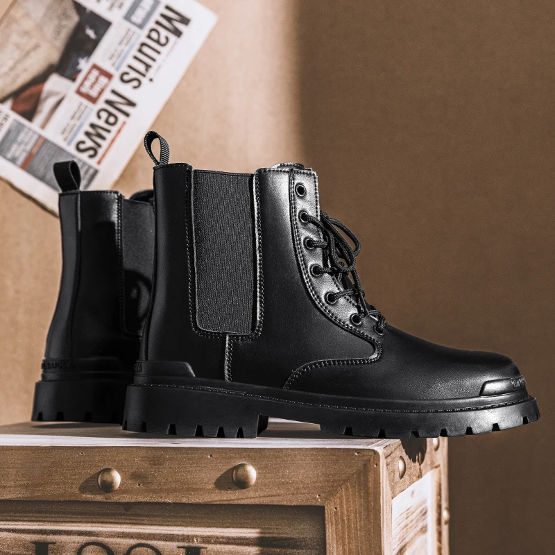 GR-YX-23 MARTIN BOOTS WALKING SHOES MEN'S HUNTING BOOTS TACTICAL SHOES DESERT COMBAT ANKLE LEATHER MOUNTAINEERING SHOES