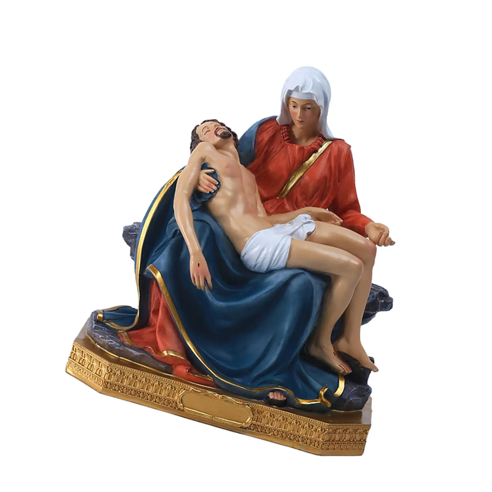 

Jesus Figure Ornament Resin Crafts Collectibles Religious Artworks Jesus Statue for Living Room Decoration Gifts
