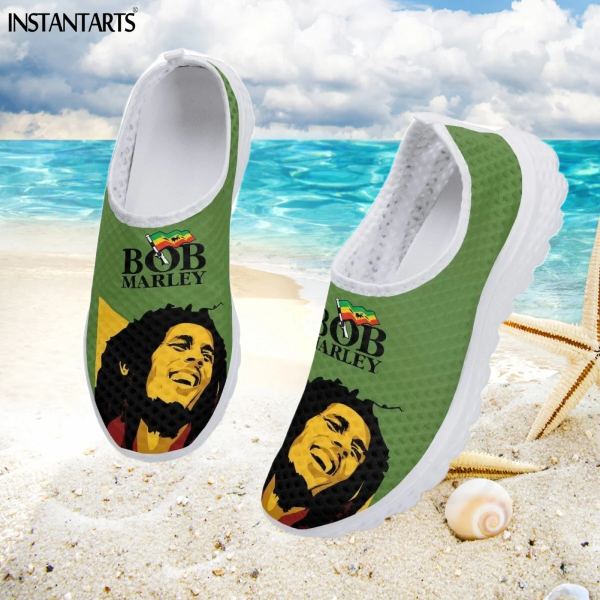 

Кроссовки для мужчин и женщин, сетчатые теннисные туфли, круглый носок, без застежки, лоферы, повседневная обувь, лето