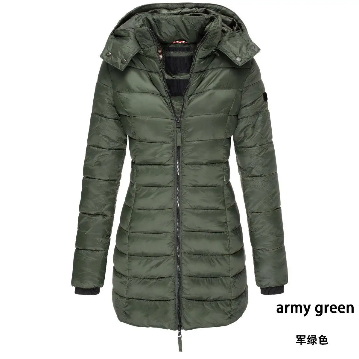 Winter Women's Parkas Thicken Warm Hooded Cotton Padded Coat Jacket