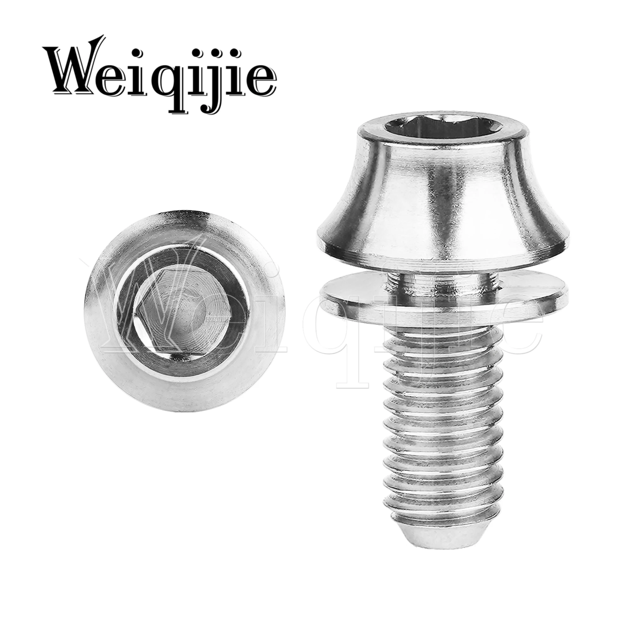 

Титановый болт WEIQIJIE M5x12 мм синего цвета