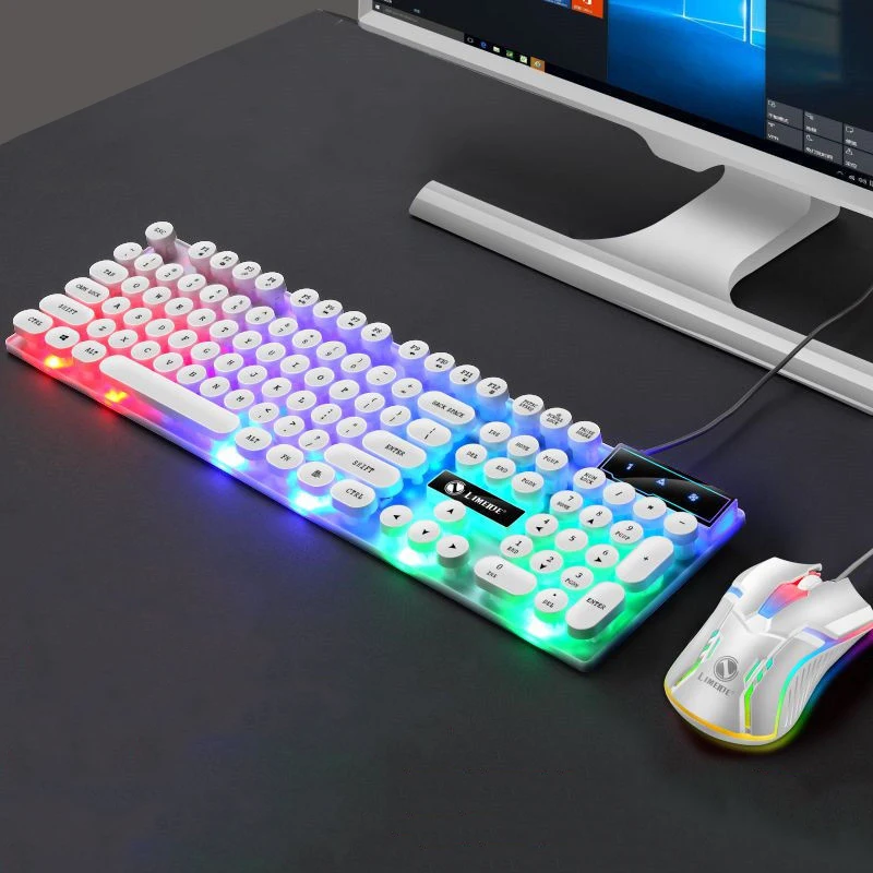 

Клавиатура Механическая Проводная с подсветкой и USB-портом