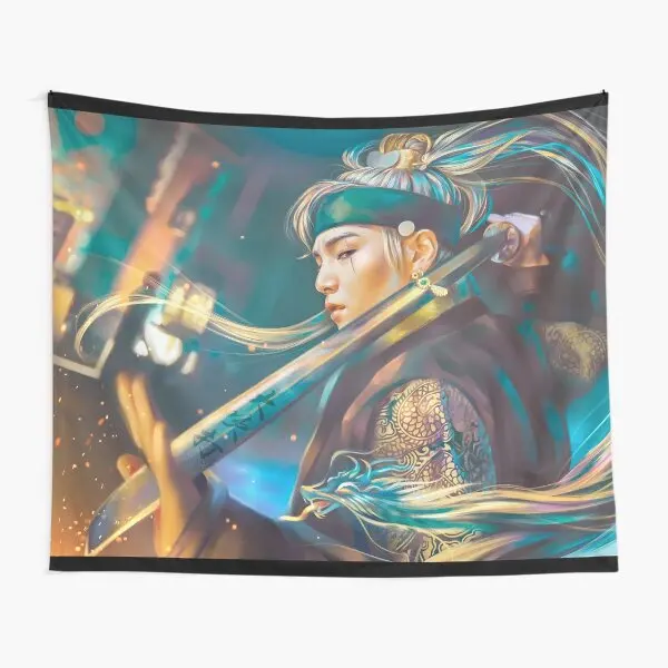 

Agust D Daechwita Tapestry Art Hanging Bedroom Decor Home Printed Beautiful Room Colored Towel Travel Yoga Bedspread Blanket