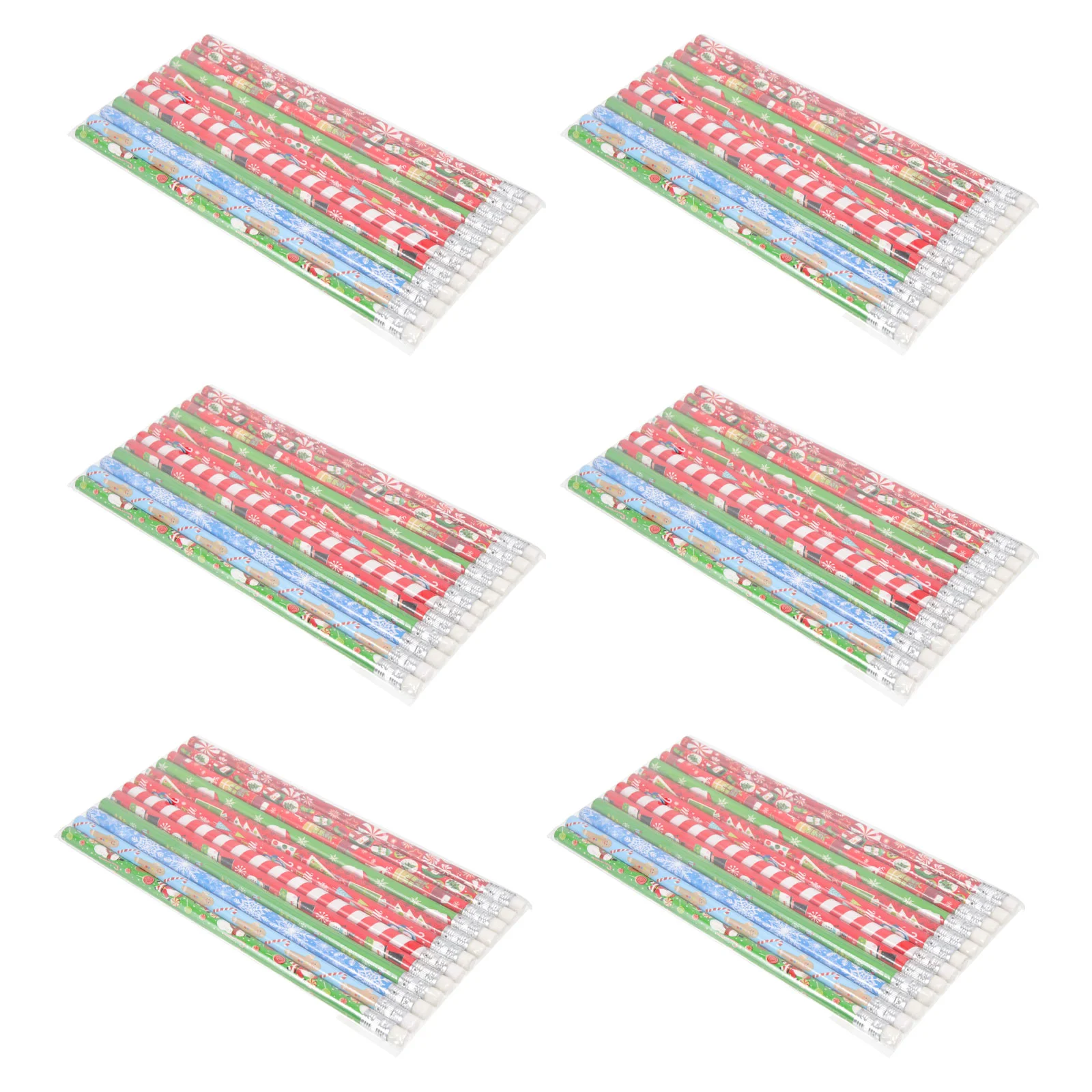 

Christmas Kids Wood Stationery Writing Drawing Students Bulk Graphite School Holiday Erasers Eraser Wooden Painting Snowflake