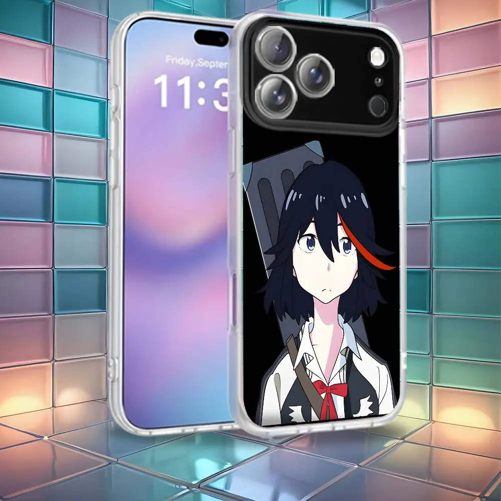 Фото Матовый магнитный чехол KILL la K-KILL R-Ryuko M-Matoi для iPhone 17, 12, 11, 14, 13, 15, 16, Plus, Air, Pro, Max, E, Mini с поддержкой MagSafe №3