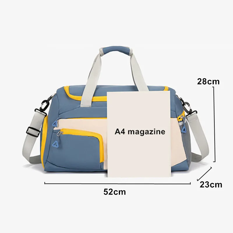 Gym Bags Sports Men Travel Women's Fitness Large Capacity Training Luggage Shoulder Bolsas Female Handbag Swimming Shoe Pocket
