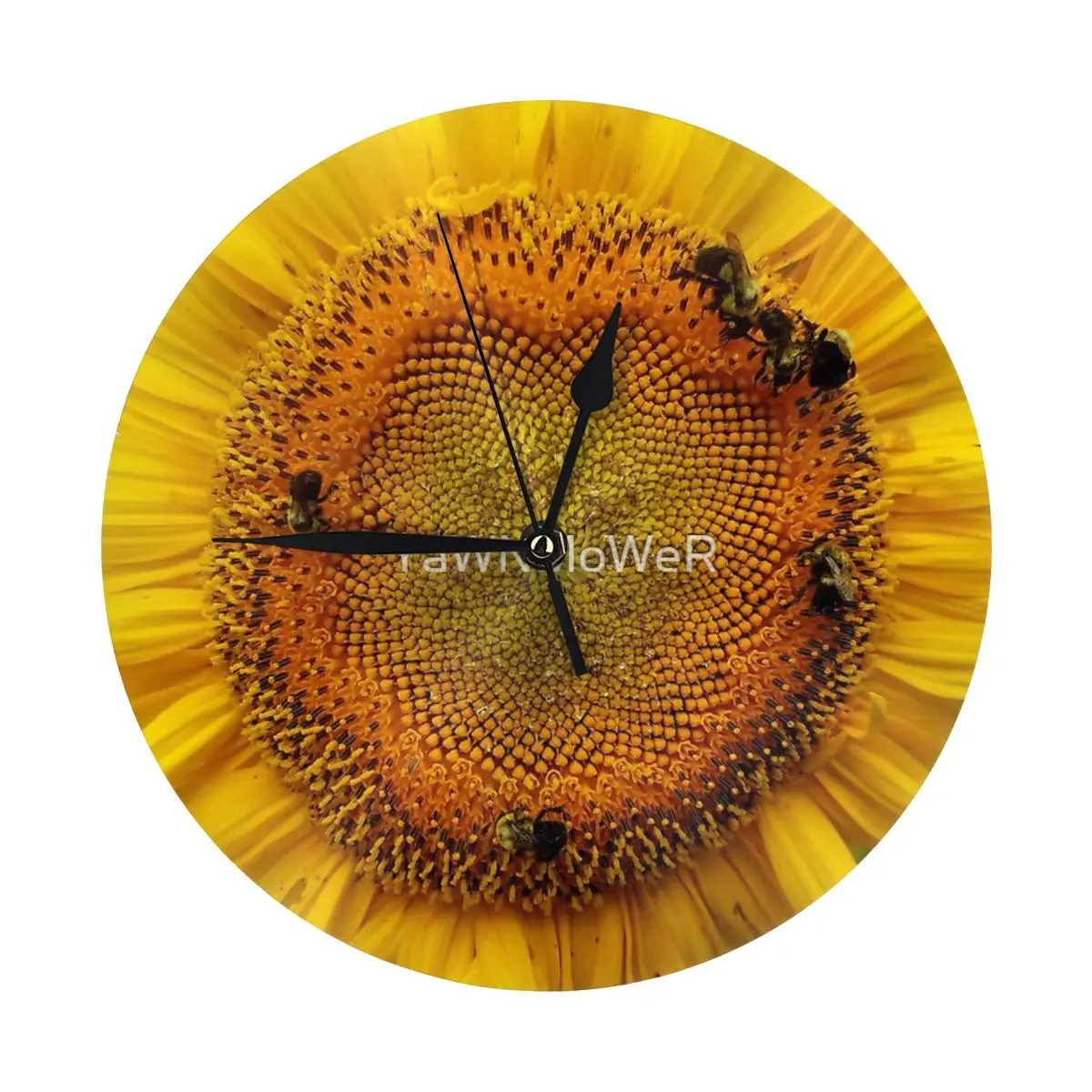 SunFlower &amp Beez купить yawnwheel настенные часы украшение комнаты обязательный орнамент