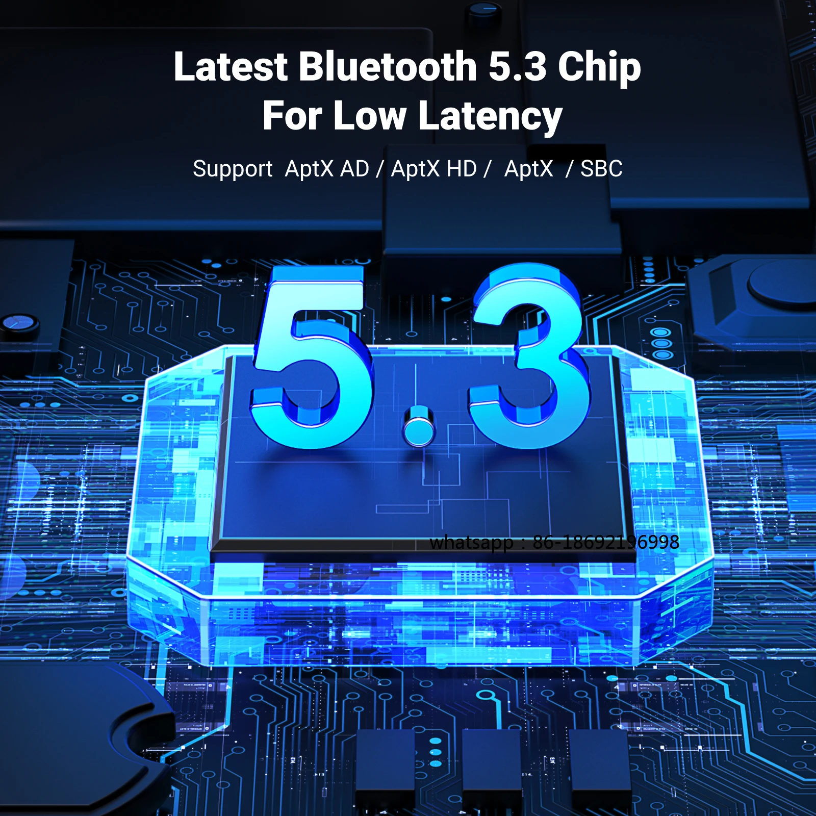 Фото USB Bluetooth 5.3 передатчик aptX HD AD, аудиоадаптер для PS5, PS4, Nintendo Switch, гарнитуры, колонок, микрофона, Bluetooth-приемник №2