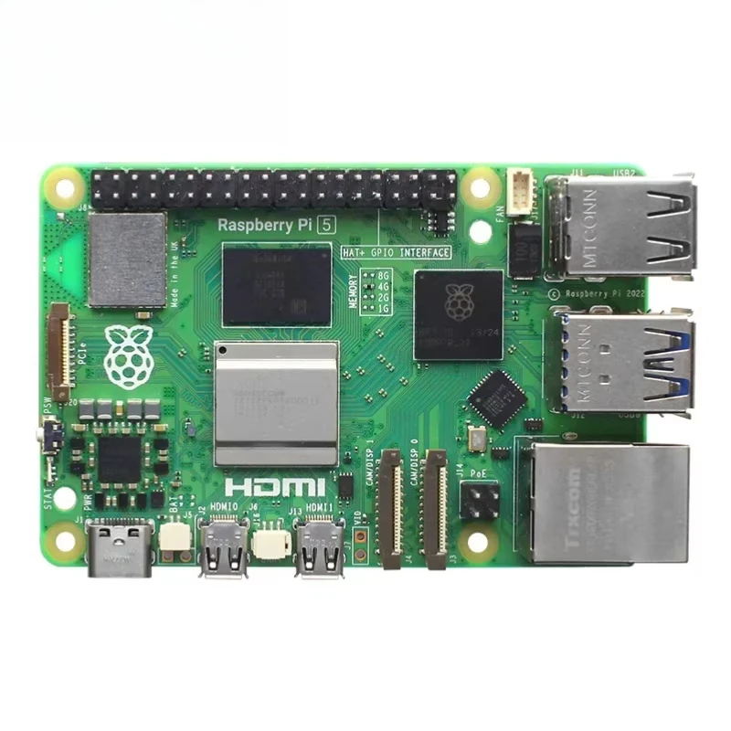 Фото Новый Raspberry Pi 5, модель 4 ГБ/8 ГБ ОЗУ, BCM2712, Linux PC, оригинальный моноблочный комплект для разработки, Pi 5 №2