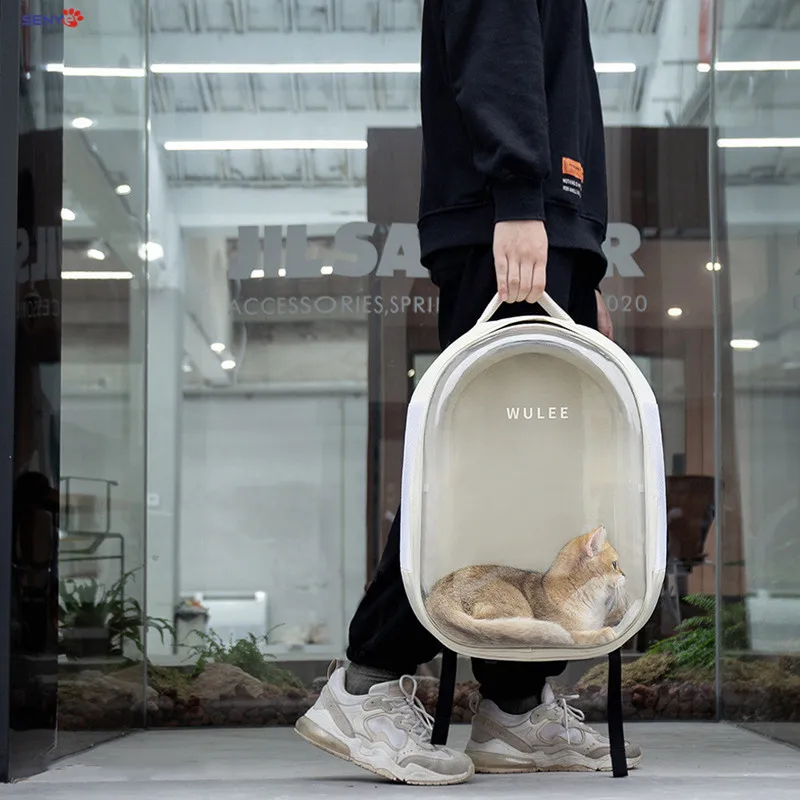 

Сумка через плечо для домашних животных, дышащая сумка в виде кошки, дорожный рюкзак в виде капсулы, портативная упаковка, товары для переноски кошек