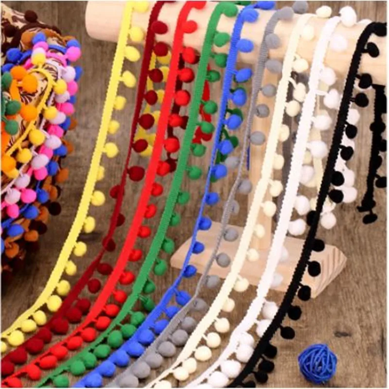 S Pompom Fringe Ribbon Sewing Lace Knitted Fabric Decor Handmade Diy Craft Accessories