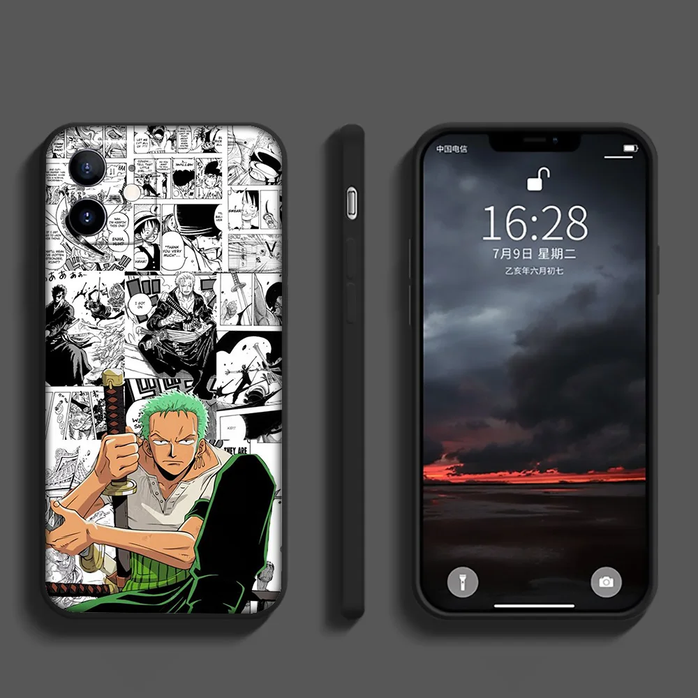 SK136 Мягкий чехол для телефона Roronoa Zoro Xiaomi Redmi Note 11 11s 10 10s 9 9s 10t 8T 8 7 6 Pro Max