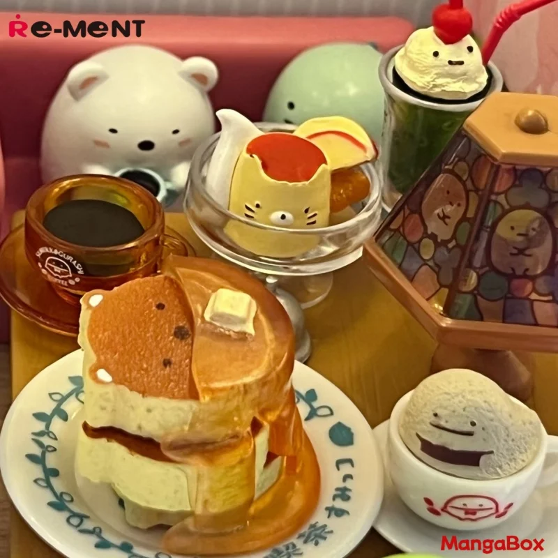 Фото Re-Ment Corner Creatures, слепая коробка для чайной и кофейни — модное украшение для рабочего стола, коллекционная игрушка №5
