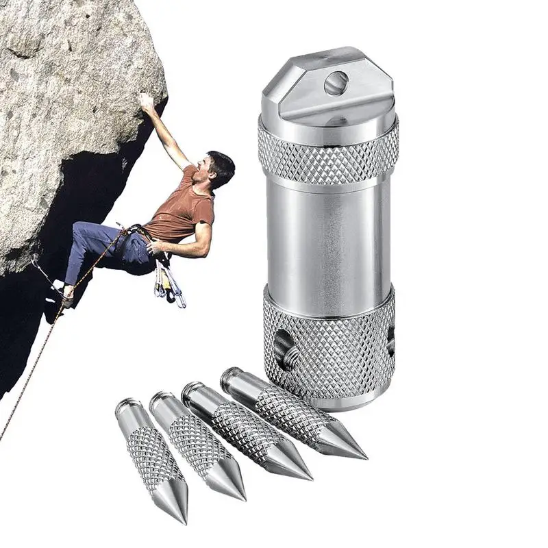 

Climbing Grapple Hook Stainless Steel Rock Climbing Claw Tool Detachable Hook Survival Gear For Outdoors Rock Tree Climbing