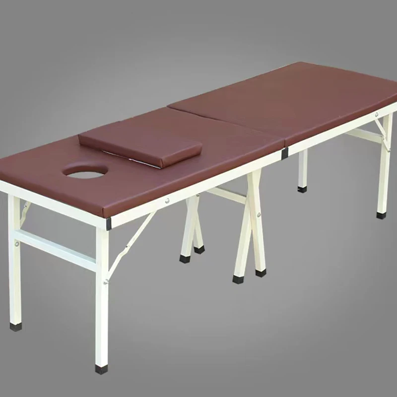 Складная черная салонная кровать портативная домашняя с ресницами для девочек