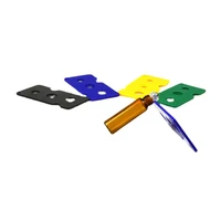 10pcslot multi function green black blue yellow stoppers opener key tool remover for roller balls and caps bottles
