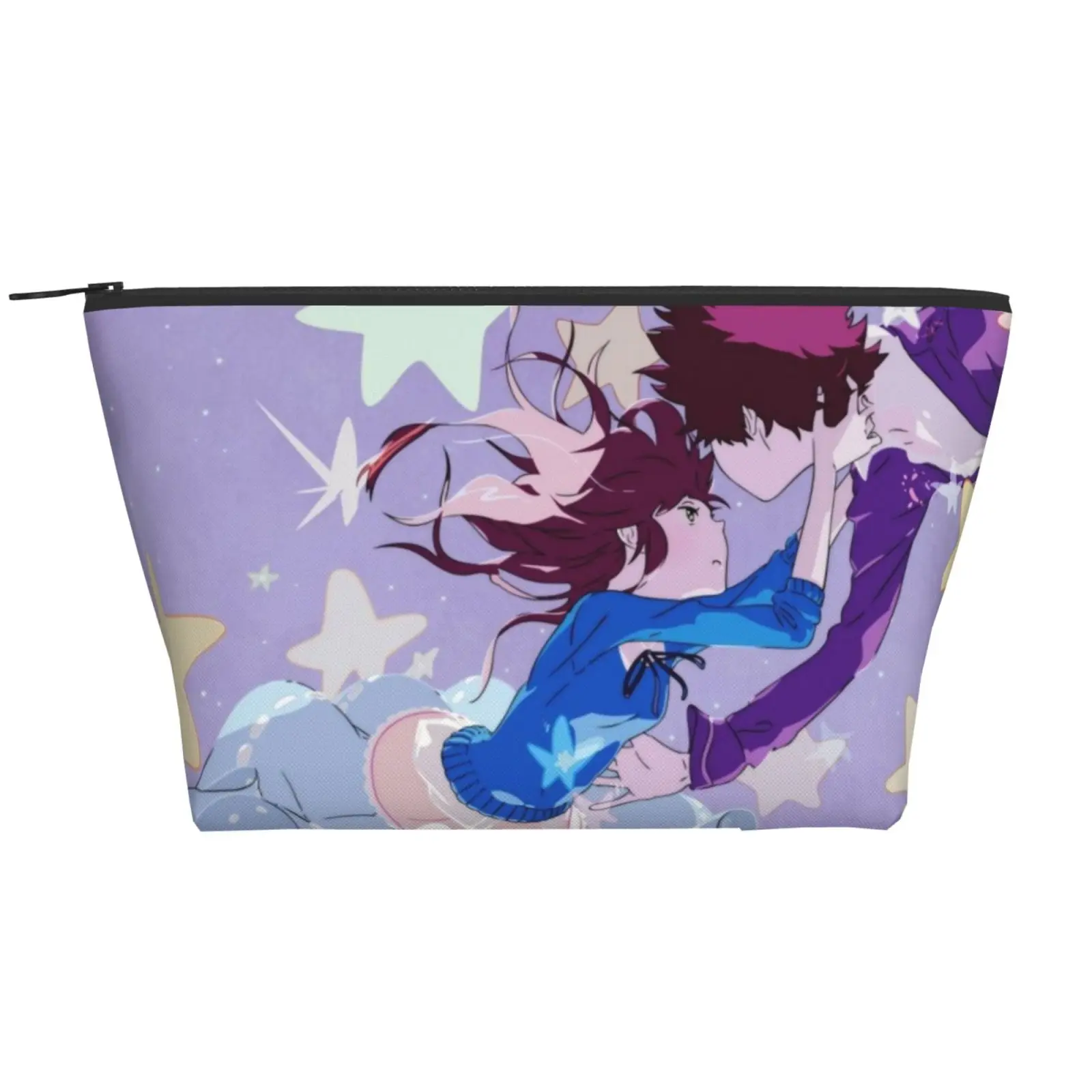 

Anime Girl Boy Star Bag Organizer Trapezoid Daily Storage Bag Polyester Holiday Side Bag for Ladies Storage Bag Stocked