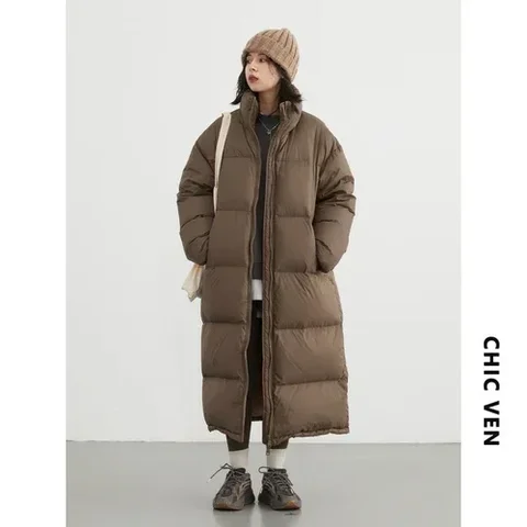 Женский пуховик CHIC VEN белый утиный пух