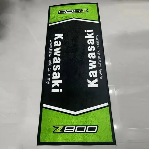 Kawasaki гоночный коврик для мотоцикла