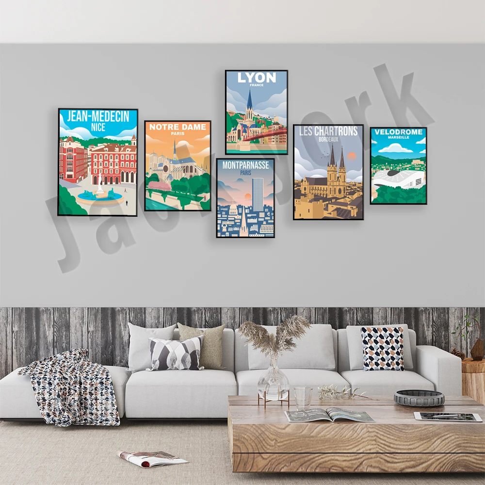 Фото Saint Georges Lyon, Paris Sud Pigalle, Paris Montparnasse, Nice Gambetta, Marseille Croisette, Travel poste Place Bellecour Lyon №4