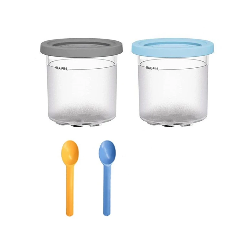 2 упаковки для Ninja XSKPLID2CD совместимы с серии NC299AMZ и NC300S мороженого Makers1 Pint A