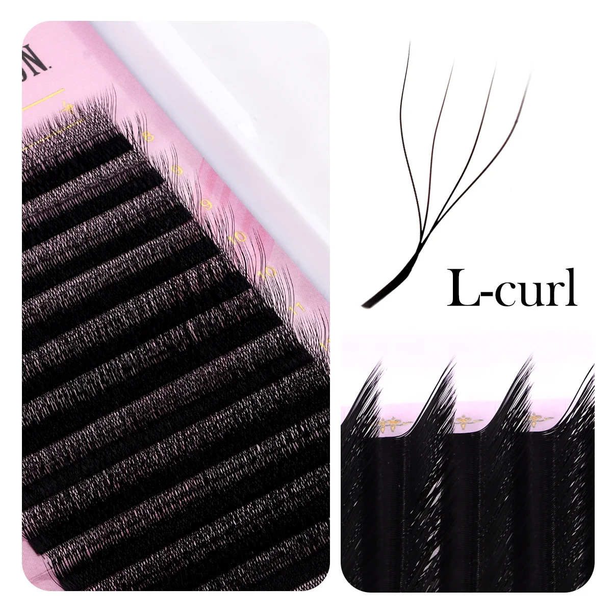ARISON L Curl YY 3D 4D 5D W-образные ресницы готовые объемные вееры наращивание ресниц